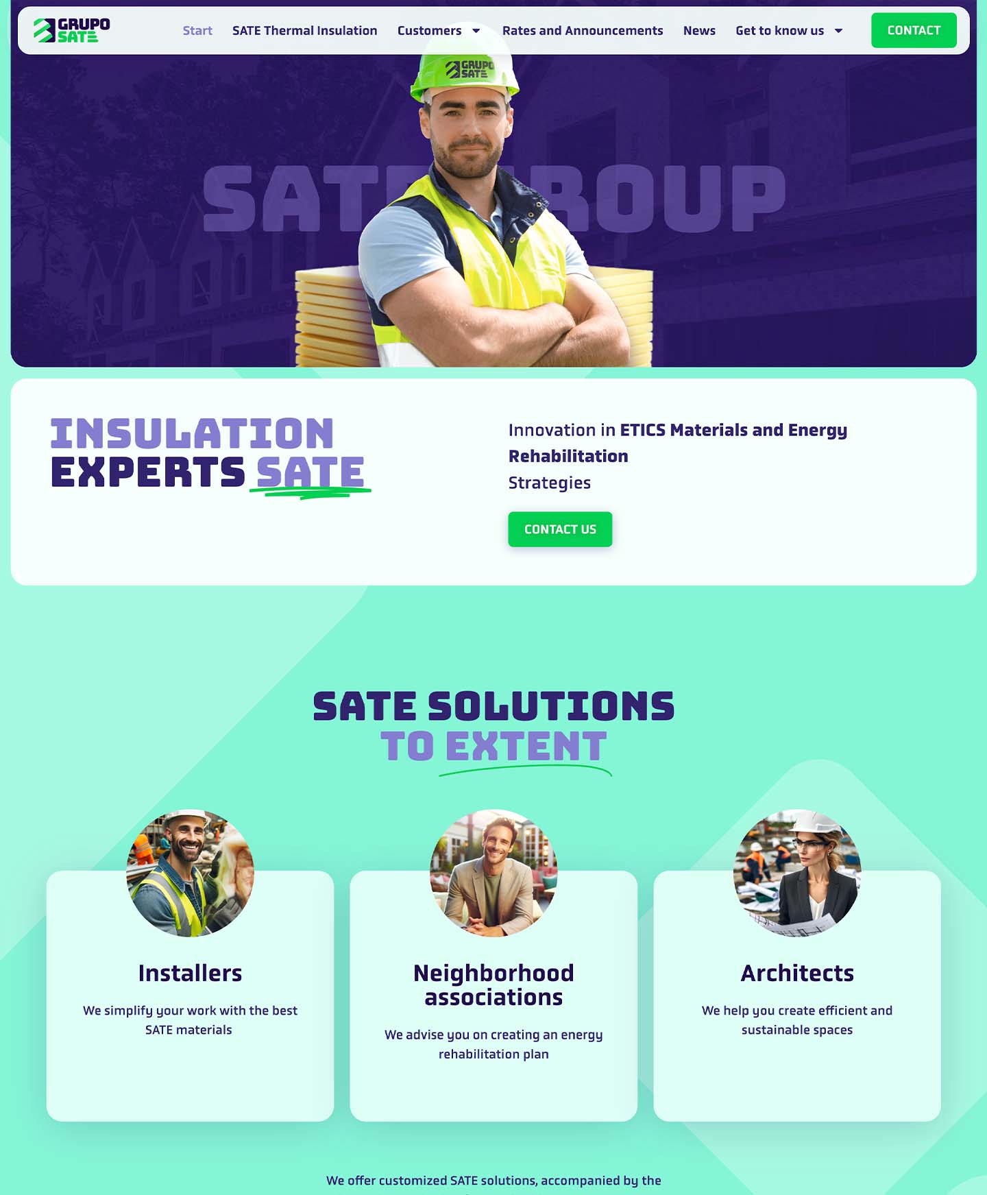Contractor website design built by Fun Systems — HVAC company